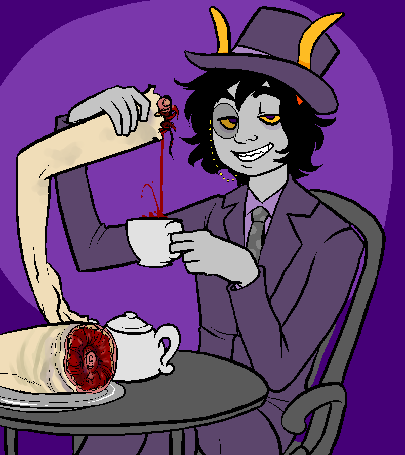 amputation blood gamzee_makara gore monocle ohgodwhat solo source_needed sourcing_attempted suit whitekitestrings