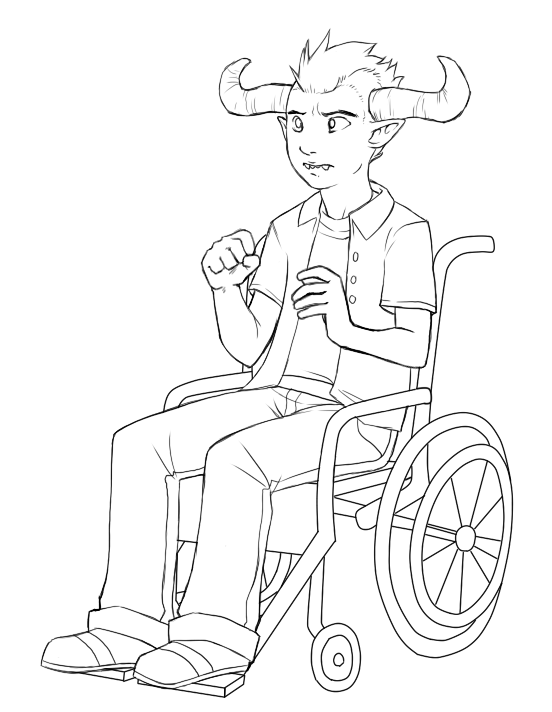 grayscale lineart solo source_needed sourcing_attempted tavros_nitram wheelchair