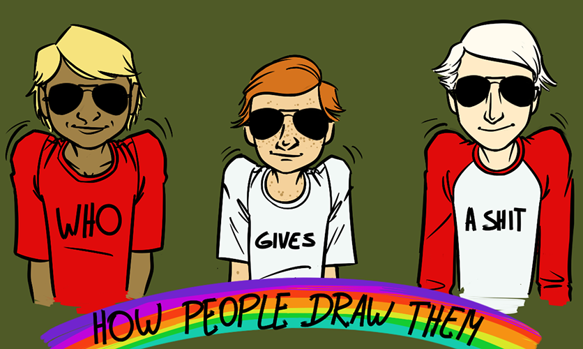 acodanies dave_strider freckles multiple_personas rainbow solo text the_truth