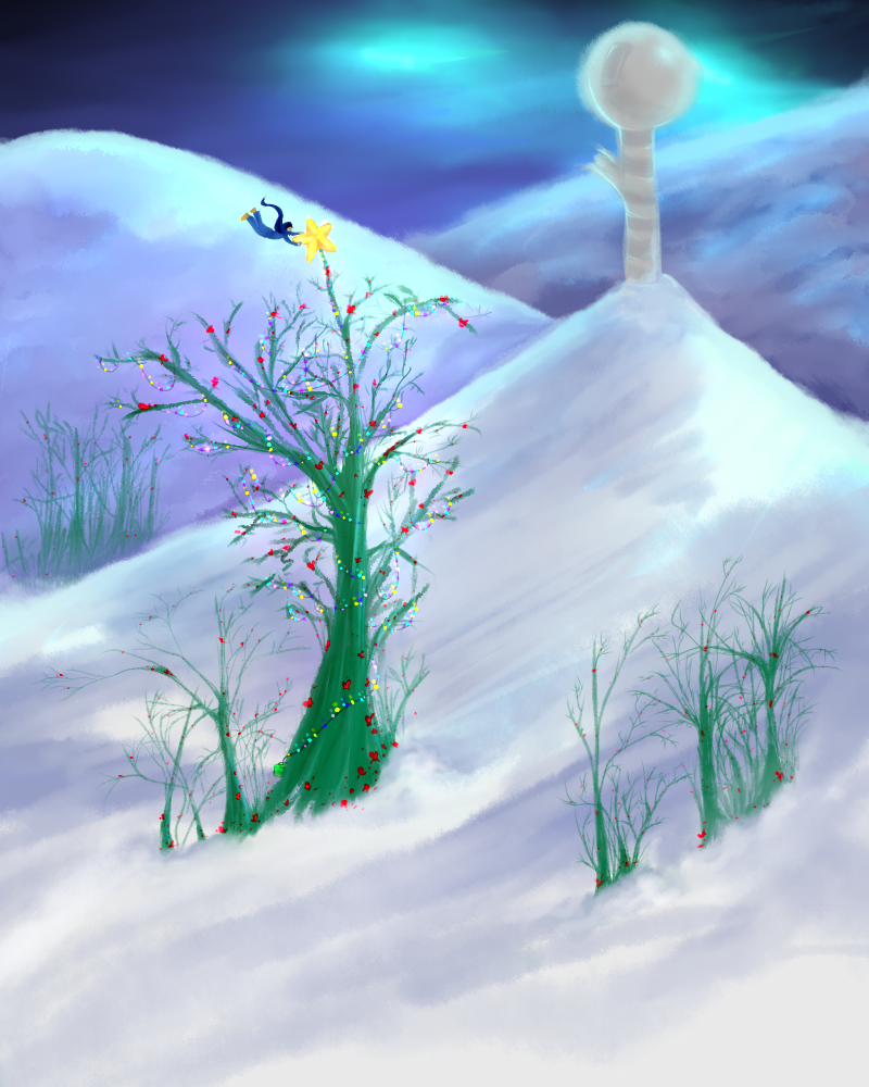 arence godtier heir holidaystuck john_egbert land_of_frost_and_frogs solo trees winter