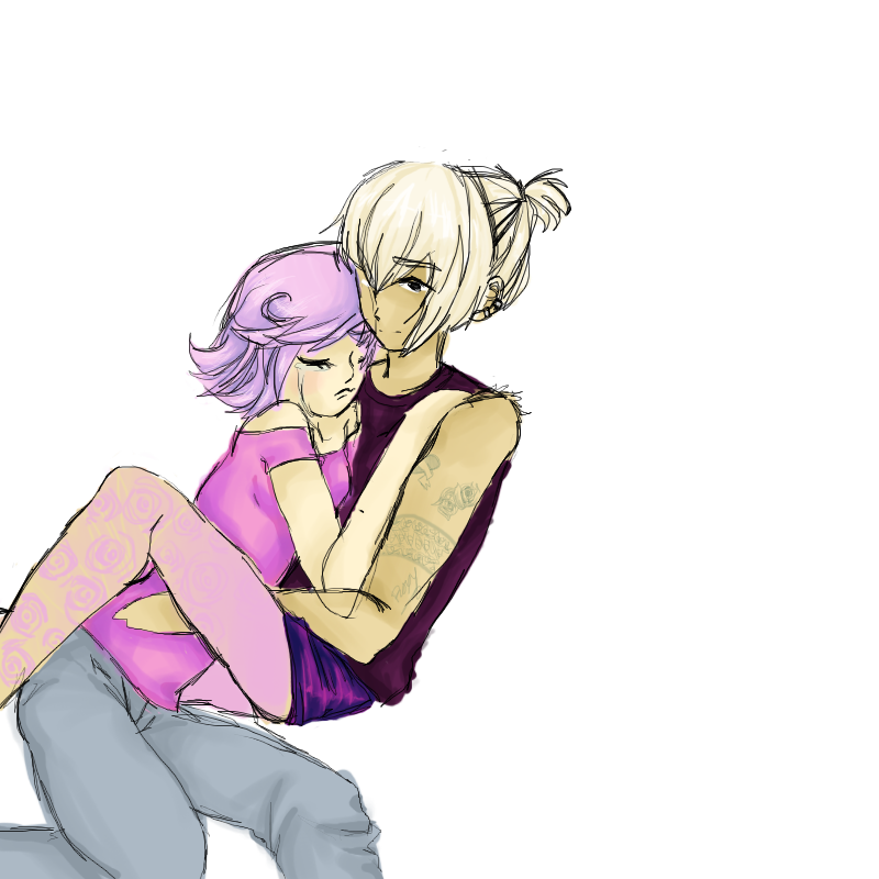body_modification captchy crying hug incest lalondecest rose_lalonde roxy_lalonde shipping wizardship