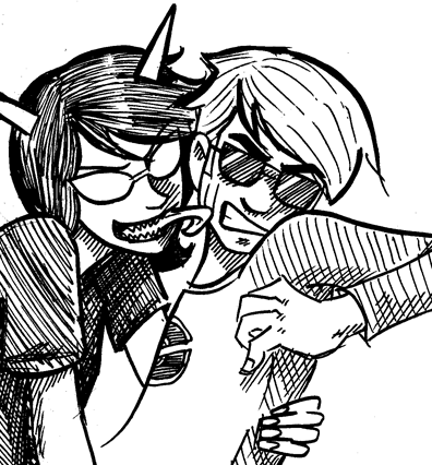 coolkids dave_strider dubcon grayscale licking redrom shipping snakewife terezi_pyrope