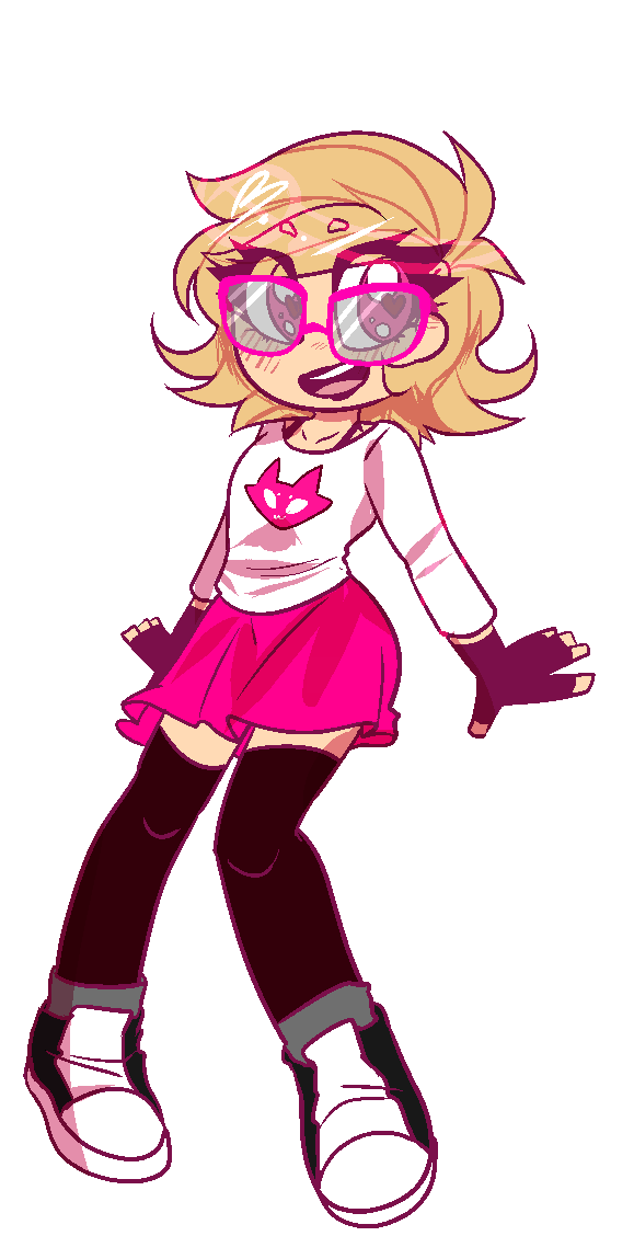 glasses_added long-live-the-crow midair roxy_lalonde solo starter_outfit transparent