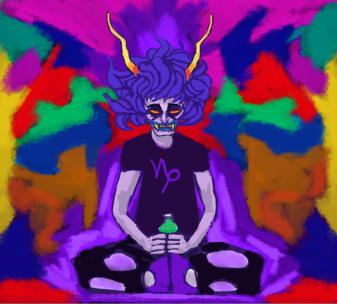 artist_needed gamzee_makara sitting solo source_needed troll_potion