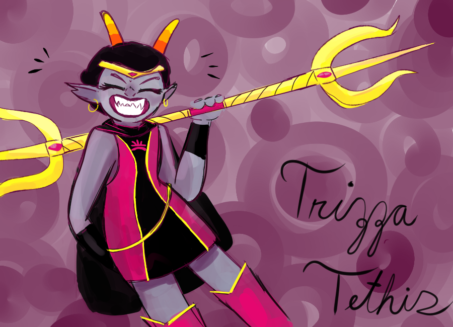 deadly-pineapples hiveswap solo text trizza's_trident trizza_tethis