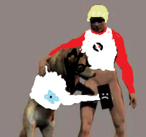 3d animalstuck arm_around_shoulder censor dave_strider flameablechihuahuas game_grumps image_manipulation jade_harley koala_tea meme ohgodwhat parody red_baseball_tee redrom shipping spacetime this_is_stupid