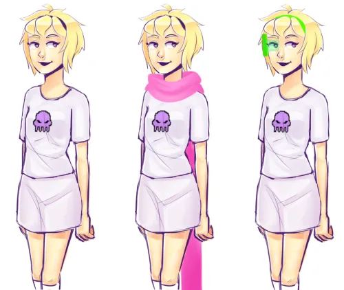 hubtopband rose's_pink_scarf rose_lalonde solo source_needed starter_outfit