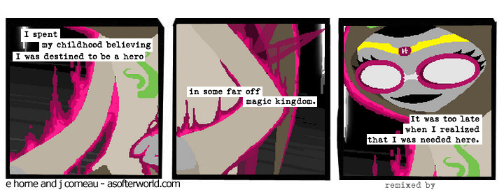 a_softer_world comic crossover dream_ghost feferi_peixes godtier image_manipulation kneeling life_aspect sadstuck solo witch