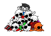 breath_aspect crying dave_strider davesprite dreamself felt_duds four_aces_suited godtier heir john_egbert knight multiple_personas pixel pseudo-innocent-clown red_baseball_tee red_plush_puppet_tux sprite time_aspect timetables