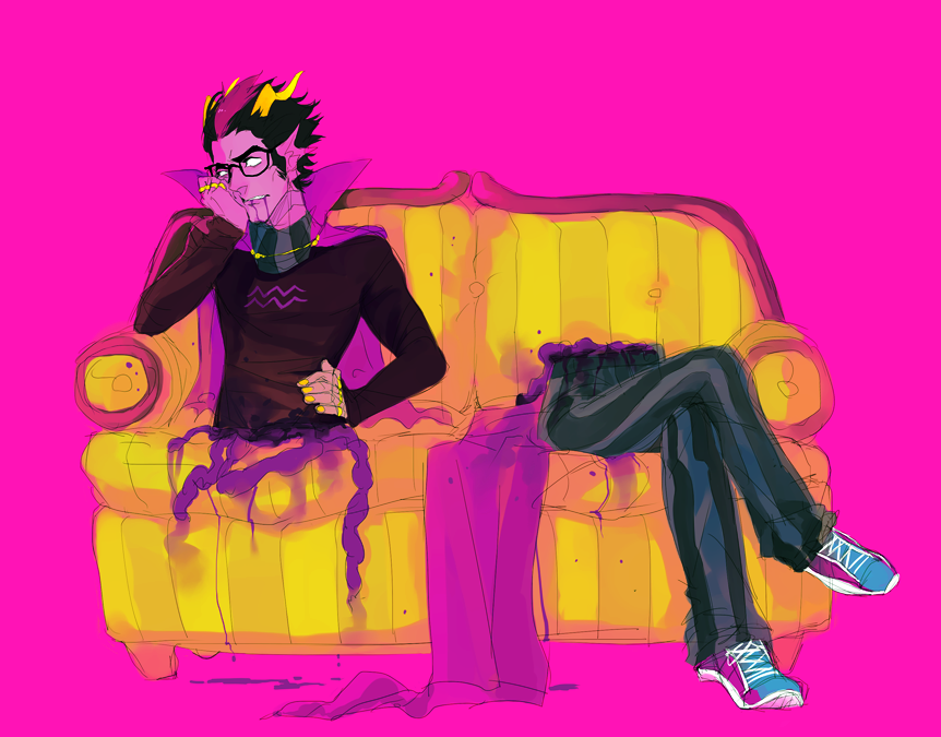 blood couch dream_ghost eridan's_guts eridan_ampora gore happyds solo