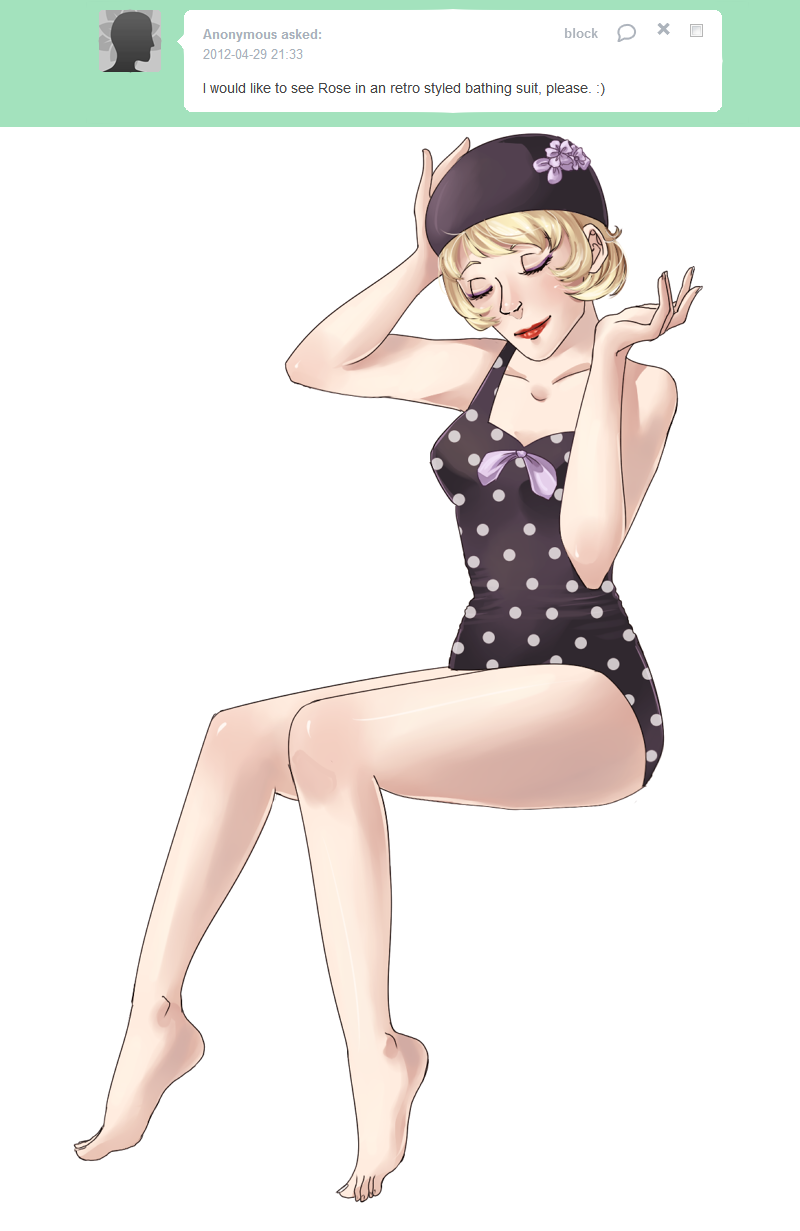20sstuck flowers gingerybiscuit kanayas_beauty_salon request rose_lalonde sitting solo swimsuit