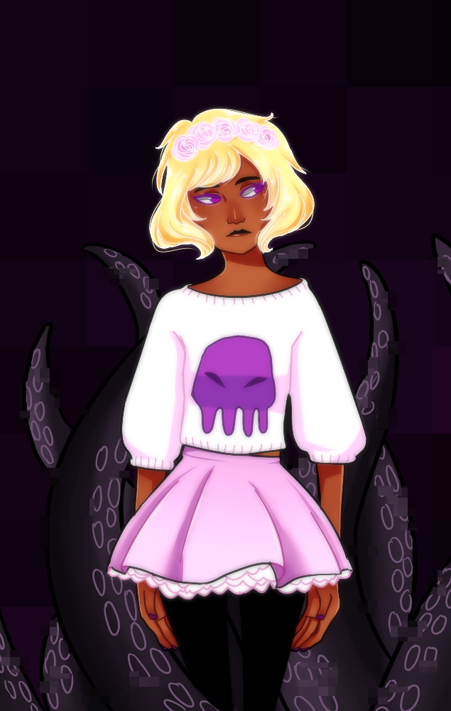 flower_crown flowers horrorterrors princesse-soupir rose_lalonde solo starter_outfit