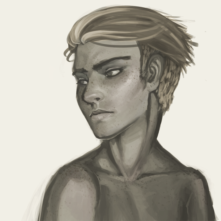 dave_strider freckles gloomy-optimist grayscale headshot no_glasses solo