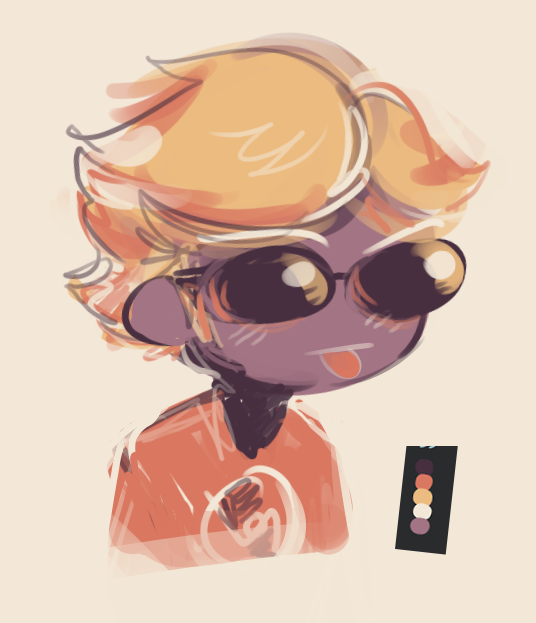 dave_strider headshot limited_palette marriageinapril red_record_tee solo starter_outfit