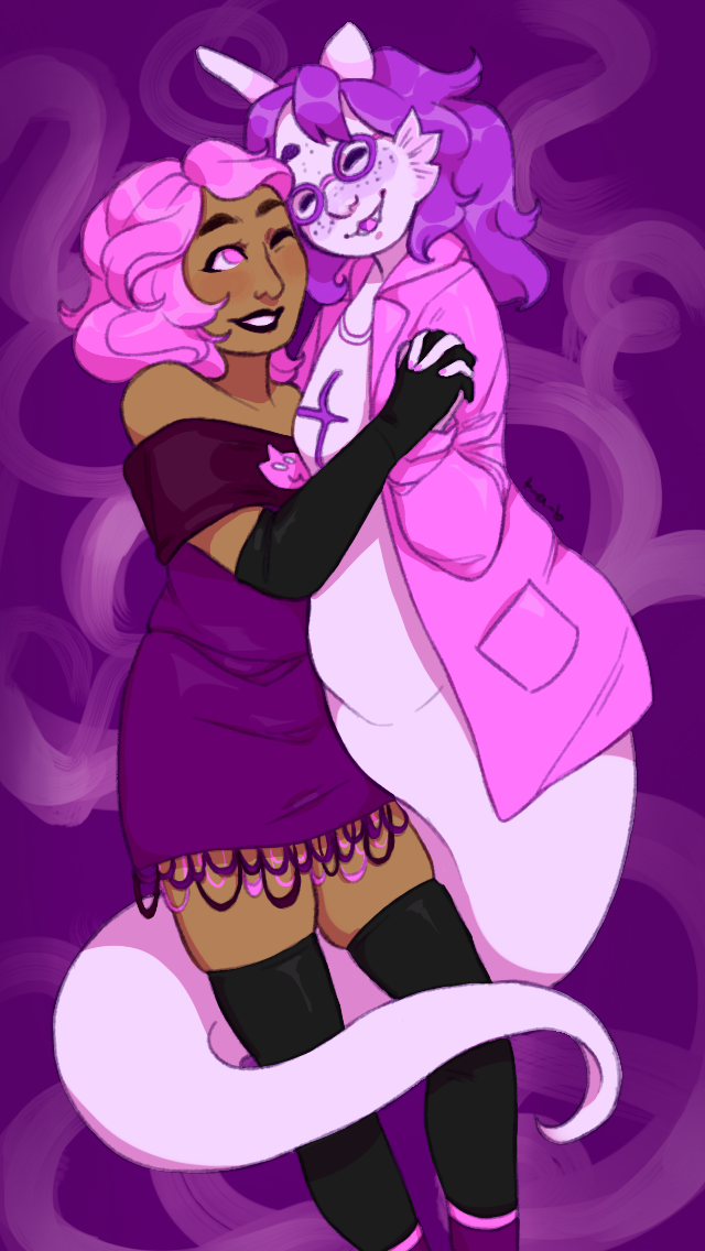 fefetasprite foxy_kittyknit_dress holding_hands request roxy_lalonde shipping sprite thoughts-and-bubbles wonk