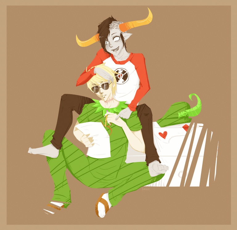 bromance clothingswap dave_strider dream_ghost pupa_pan red_baseball_tee s'mores shipping tavros_nitram vriscuit