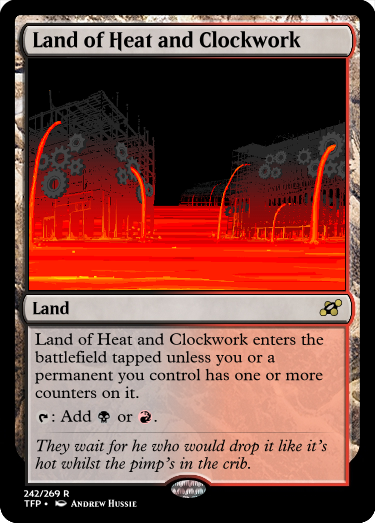 card crossover land_of_heat_and_clockwork magic_the_gathering ocean text