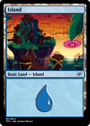 card crossover land_of_maps_and_treasure magic_the_gathering ocean pixel text