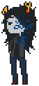 2012 amputation blood feastings fullres no_glasses pixel solo starter_outfit transparent vriska_serket walksprite