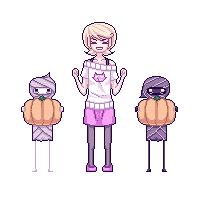 acoela animated exiles pixel pumpkin roxy_lalonde starter_outfit
