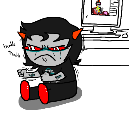 arm_around_shoulder computer crying dancestors dream_ghost heart lemonsnout lipstick_stains meenah_peixes redrom scalemates shipping sitting skellyanon terezi_pyrope thumbs_up