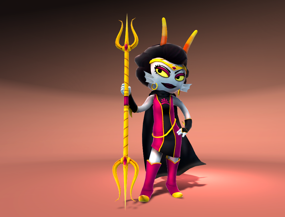 3d hiveswap official_art solo trizza's_trident trizza_tethis