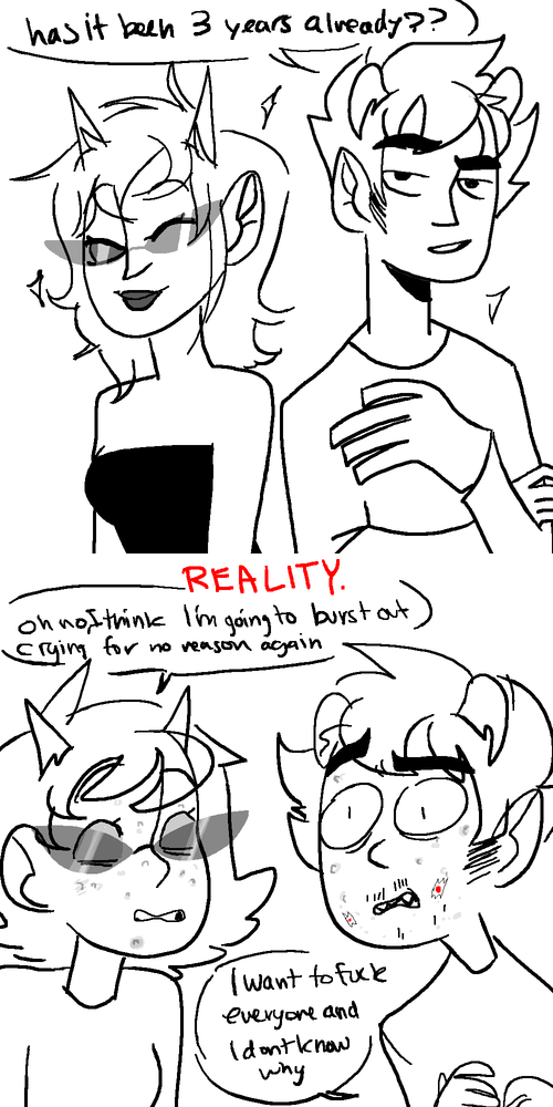 comic highlight_color hottang karkat_vantas terezi_pyrope the_truth where_are_they_now word_balloon