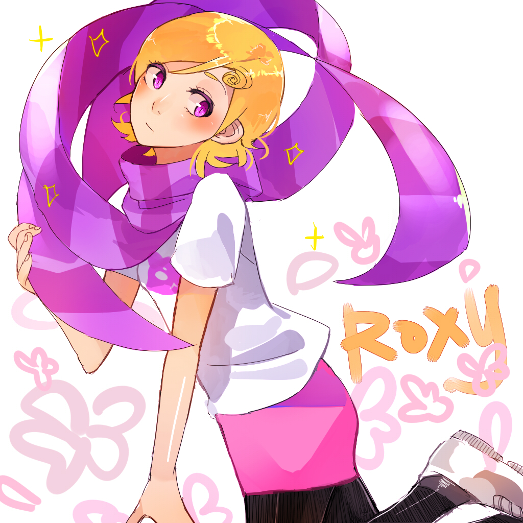 carcofchecake request roxy's_striped_scarf roxy_lalonde solo starter_outfit
