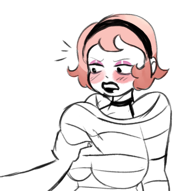 anonymous_artist blush head_out_of_frame rose_lalonde solo