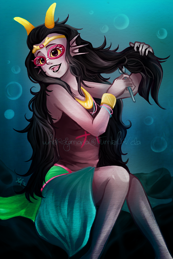 disney feferi_peixes pastiche solo styling_hair the_little_mermaid underwater