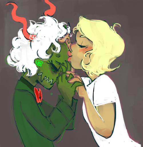 ampora-of-hearts blush calliope crying kiss redrom roxy_lalonde shipping snake_wine