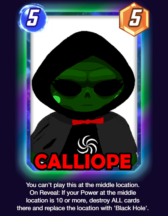 alternate_calliope aspect_symbol calliope card crossover dead godtier marvel marvel_snap muse native_source solo space_aspect text