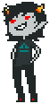 2012 feastings fullres no_glasses pixel solo starter_outfit terezi_pyrope transparent walksprite