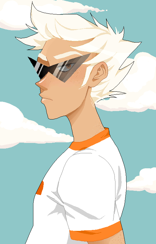 animated clouds codpiecequeen dirk_strider freckles godtier heart_aspect prince profile solo starter_outfit