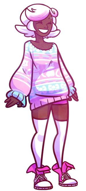 animeboobies casual fashion pastel_goth roxy_lalonde solo transparent
