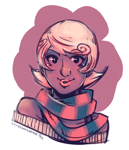canesandsceptres headshot limited_palette request roxy's_striped_scarf roxy_lalonde solo
