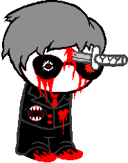 animated au blood dave_strider gore image_manipulation impalement ohgodwhat onslaught14 pixel solo sprite_mode taintedstuck
