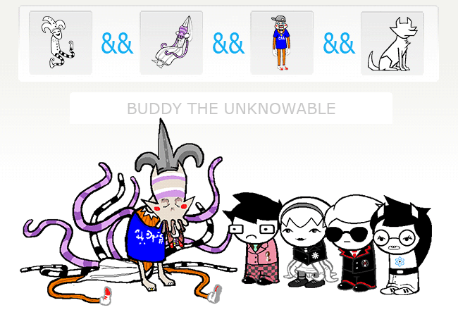 2020 alchemy becquerel beta_kids dave_strider dogtier eldritch_princess fashion fusion harlequin_doll jade_harley john_egbert lil_cal ohgodwhat radicaldude42 rose_lalonde sprite_mode starter_outfit text