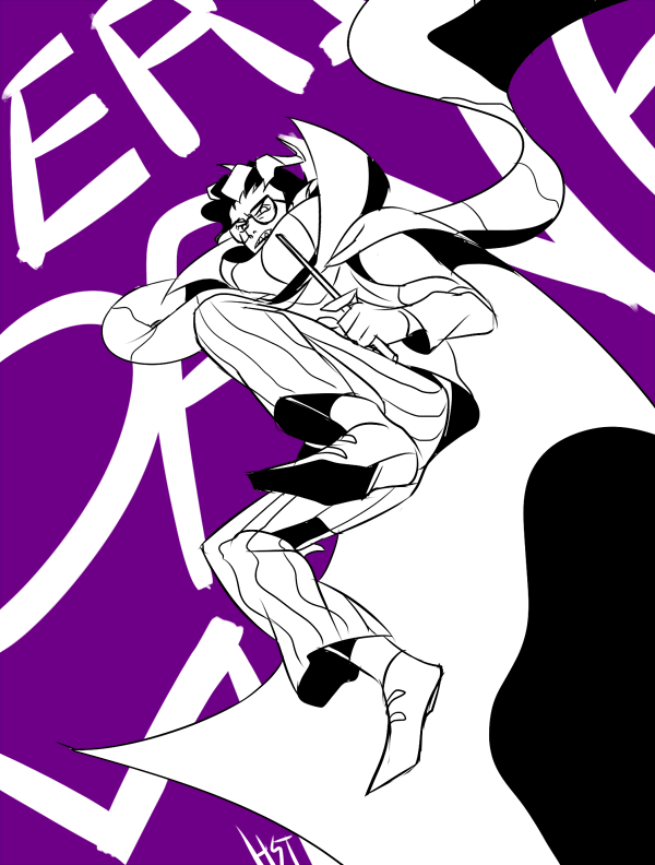 empiricist's_wand eridan_ampora hst limited_palette low_angle solo