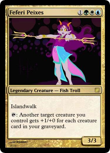 card crossover feferi_peixes magic_the_gathering psidon's_entente psidon's_trident solo trident vastderp weapon