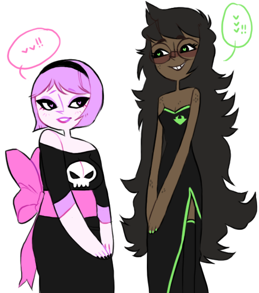 3_in_the_morning_dress black_squiddle_dress guns_and_roses heart jade_harley mike redrom rose_lalonde shipping transparent