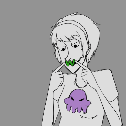 animated highlight_color janksy panel_redraw rose_lalonde solo starter_outfit w_magnet