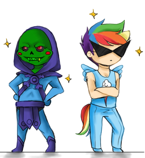 caliborn cosplay crossover dirk_strider he-man my_little_pony toppledcards