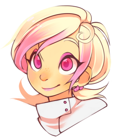 freckles headshot kiwibutt roxy_lalonde sexy_science_lady_suit solo transparent