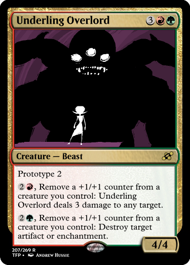 card crossover magic_the_gathering mom silhouette text