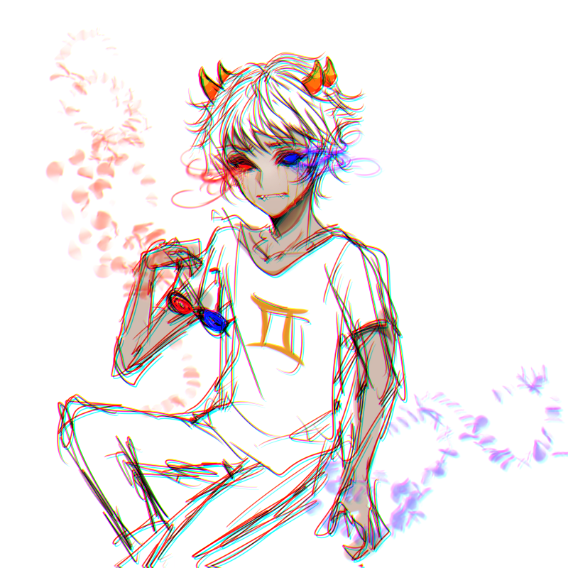 crying jyaba psionics sketch sollux_captor solo starter_outfit zodiac_symbol