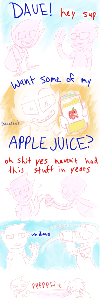 apple_juice comic dave_strider figsnstripes godtier heir john_egbert knight