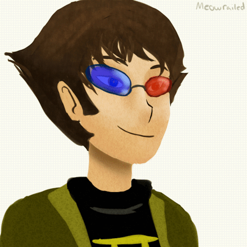 animated headshot humanized meowrailed request sollux_captor solo