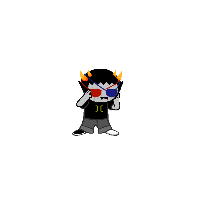 animated double_eyepatch flash_asset poinko psionics sollux_captor solo sprite_mode transparent