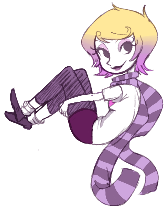 kittydamian roxy's_striped_scarf roxy_lalonde solo starter_outfit